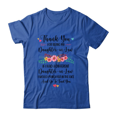 Thank You For Being My Daughter-In-Law Gift T-Shirt & Hoodie | Teecentury.com