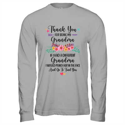 Thank You For Being My Grandma Gift T-Shirt & Hoodie | Teecentury.com