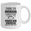 Thank You For Being My Husband Funny Gift Mug Coffee Mug | Teecentury.com