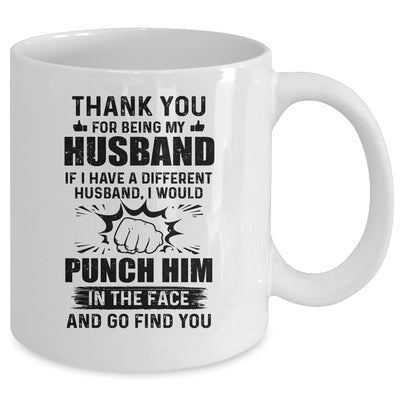 Thank You For Being My Husband Funny Gift Mug 11oz Mug White 68ae172f bb1f 49d5 98f7