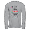 Thank You For Being My Mom Gift T-Shirt & Hoodie | Teecentury.com