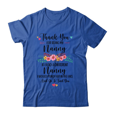 Thank You For Being My Nanny Gift T-Shirt & Hoodie | Teecentury.com