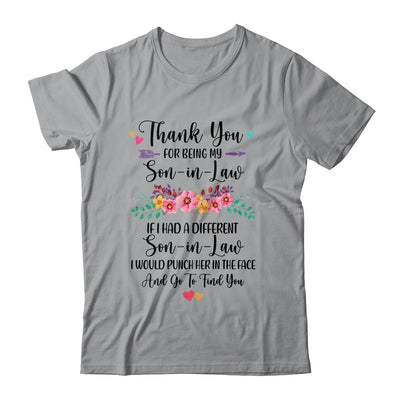 Thank You For Being My Son-In-Law Gift T-Shirt & Hoodie | Teecentury.com