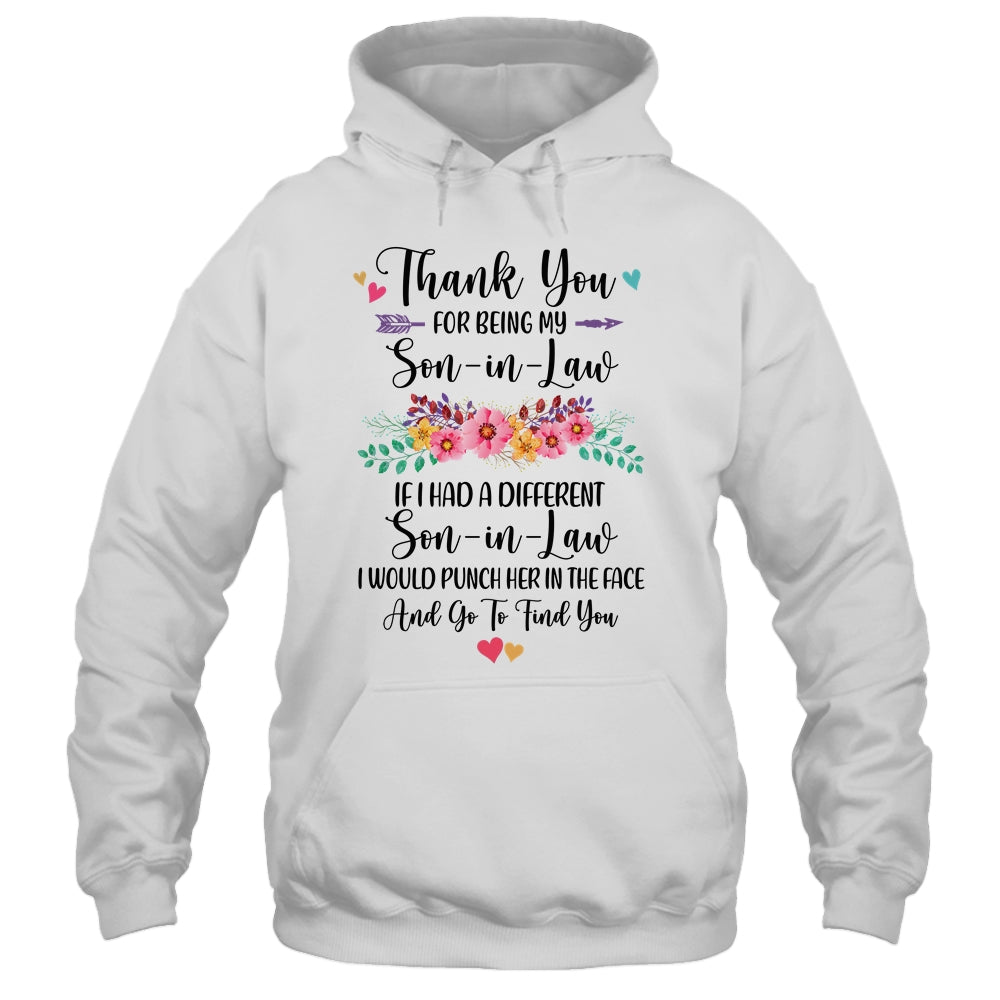 Thank You For Being My Son-In-Law Gift T-Shirt & Hoodie | Teecentury.com