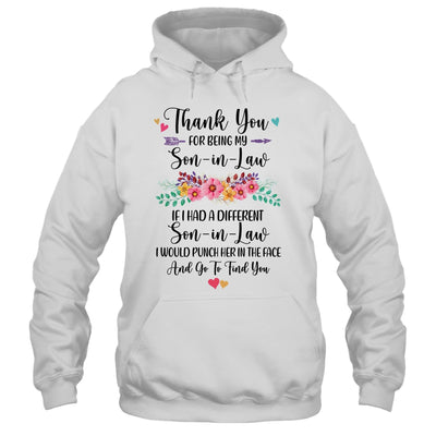 Thank You For Being My Son-In-Law Gift T-Shirt & Hoodie | Teecentury.com
