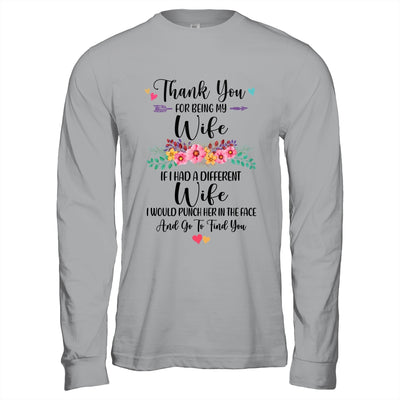 Thank You For Being My Wife Gift T-Shirt & Hoodie | Teecentury.com