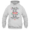 Thank You For Being My Wife Gift T-Shirt & Hoodie | Teecentury.com