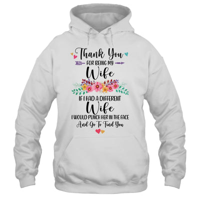 Thank You For Being My Wife Gift T-Shirt & Hoodie | Teecentury.com