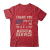 Thank You For Your Service Patriotic Veterans Day Shirt & Hoodie | teecentury