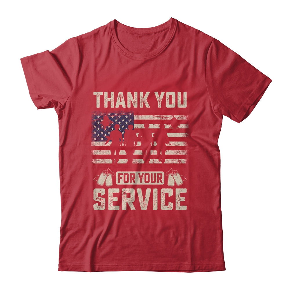 Veterans Day - Thank You For Your Service T-Shirt Veterans Day - Thank You For Your Service T-Shirt