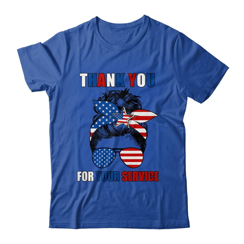 Thank You For Your Services Patriotic Veterans Day Women Shirt & Hoodie | teecentury