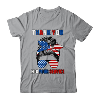 Thank You For Your Services Patriotic Veterans Day Women Shirt & Hoodie | teecentury