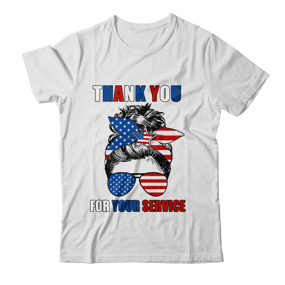 Thank You For Your Services Patriotic Veterans Day Women Shirt & Hoodie | teecentury