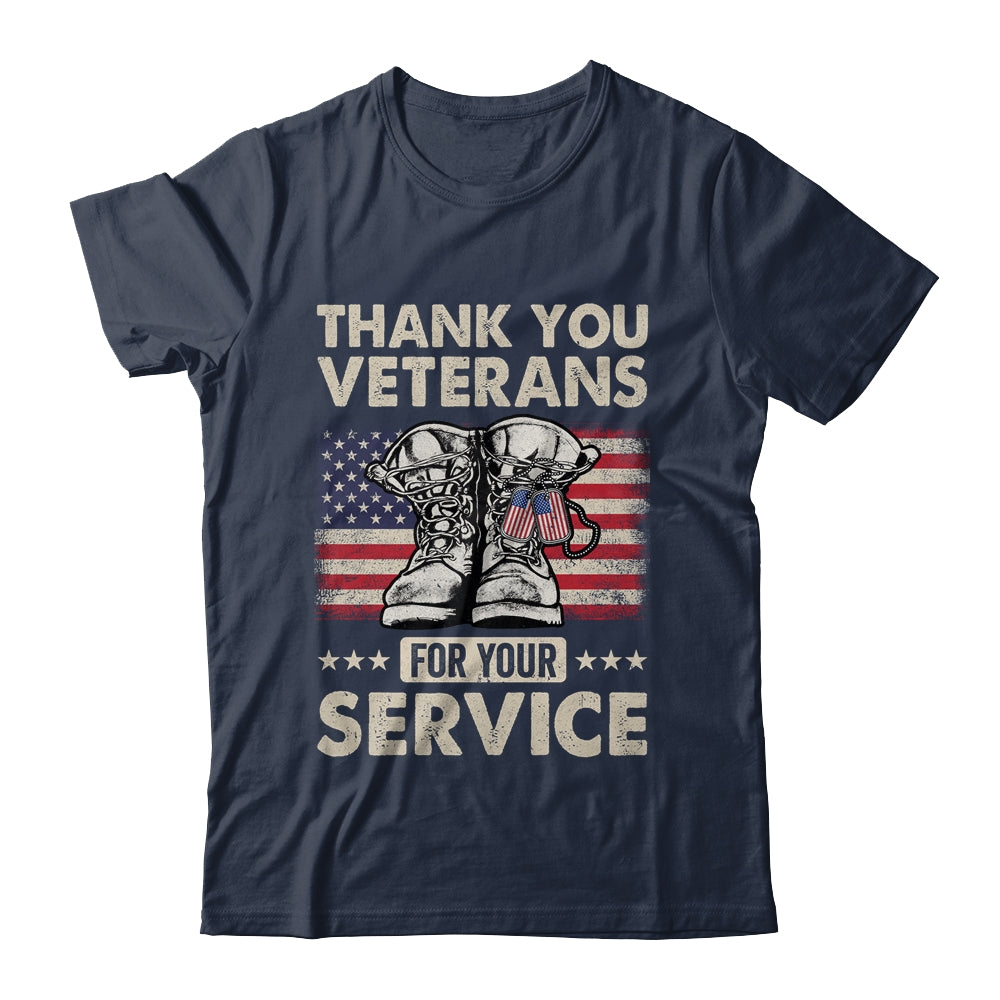 Thank You Veterans For Your Service Veterans Day Shirt & Hoodie | teecentury