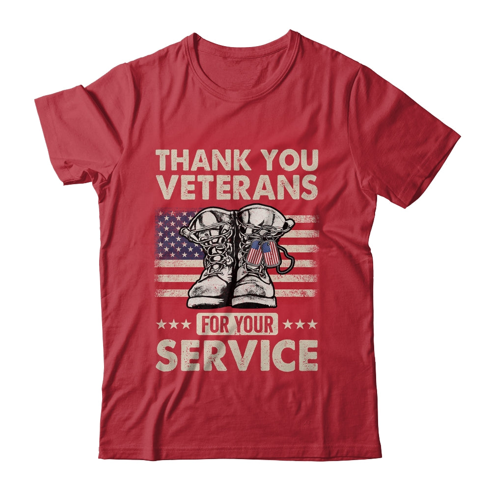Thank You Veterans For Your Service Veterans Day Shirt & Hoodie | teecentury