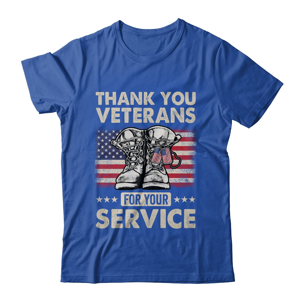 Thank You Veterans For Your Service Veterans Day Shirt & Hoodie | teecentury