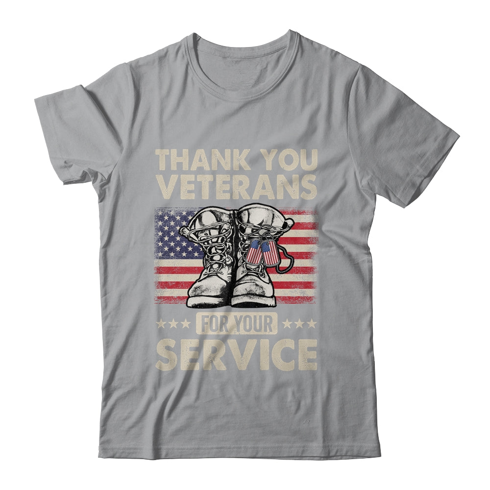 Thank You Veterans For Your Service Veterans Day Shirt & Hoodie | teecentury