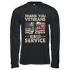 Thank You Veterans For Your Service Veterans Day Shirt & Hoodie | teecentury