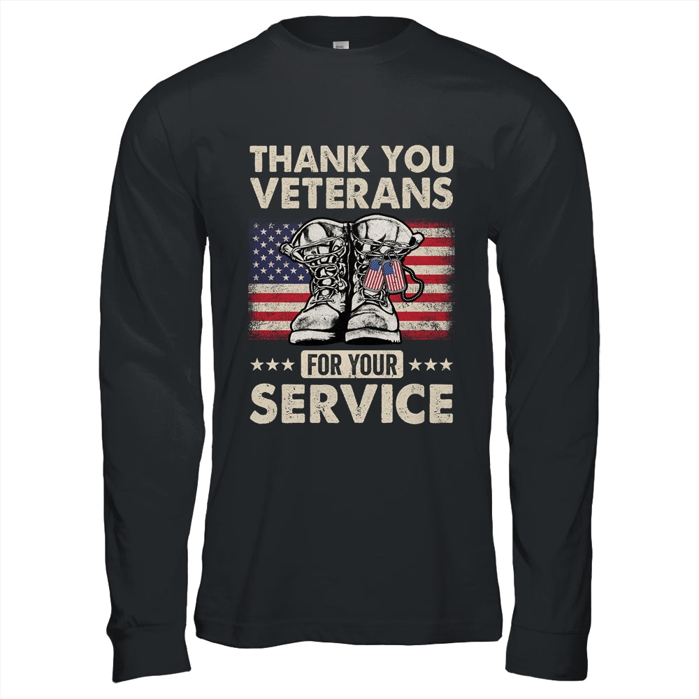 Thank You Veterans For Your Service Veterans Day Shirt & Hoodie | teecentury
