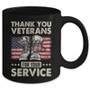 Thank You Veterans For Your Service Veterans Day Mug | teecentury