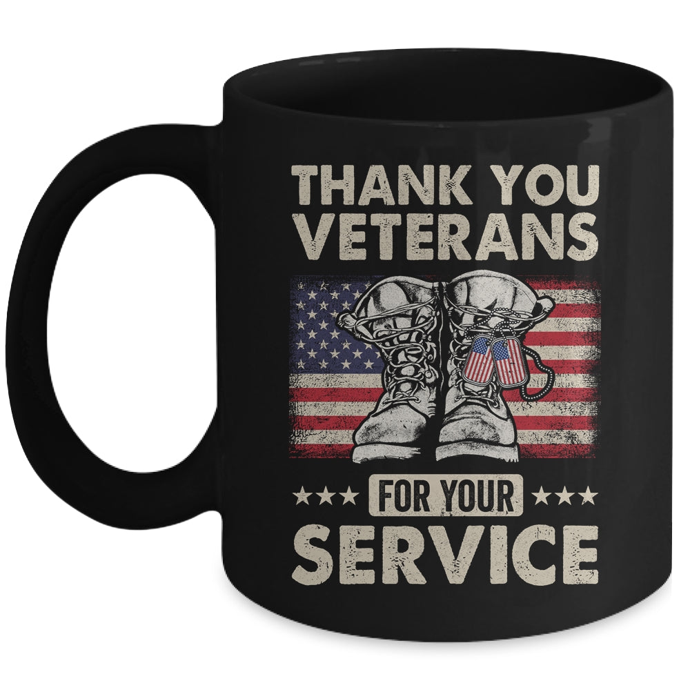 Thank You Veterans For Your Service Veterans Day Mug | teecentury