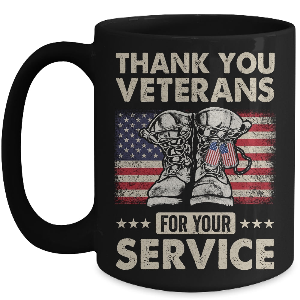 Thank You Veterans For Your Service Veterans Day Mug | teecentury