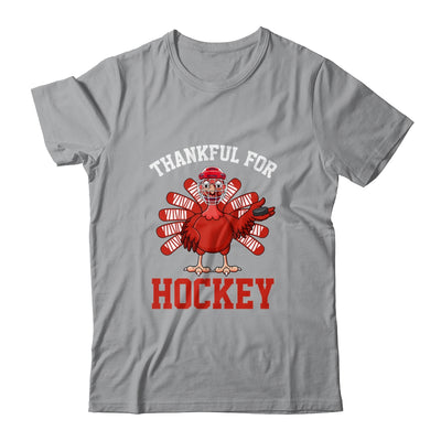 Thankful For Hockey Turkey Thanksgiving T-Shirt & Hoodie | Teecentury.com