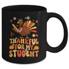 Thankful For My Students Thanksgiving Fall Teacher Women Mug | teecentury