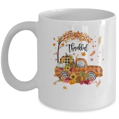 Thankful Grateful Blessed Pumpkin Truck Its Fall Yall Autumn Mug | teecentury