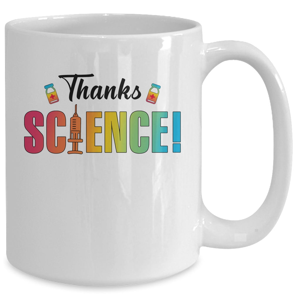 Thanks Science Pro Vaccine Vaccination Mug Coffee Mug | Teecentury.com