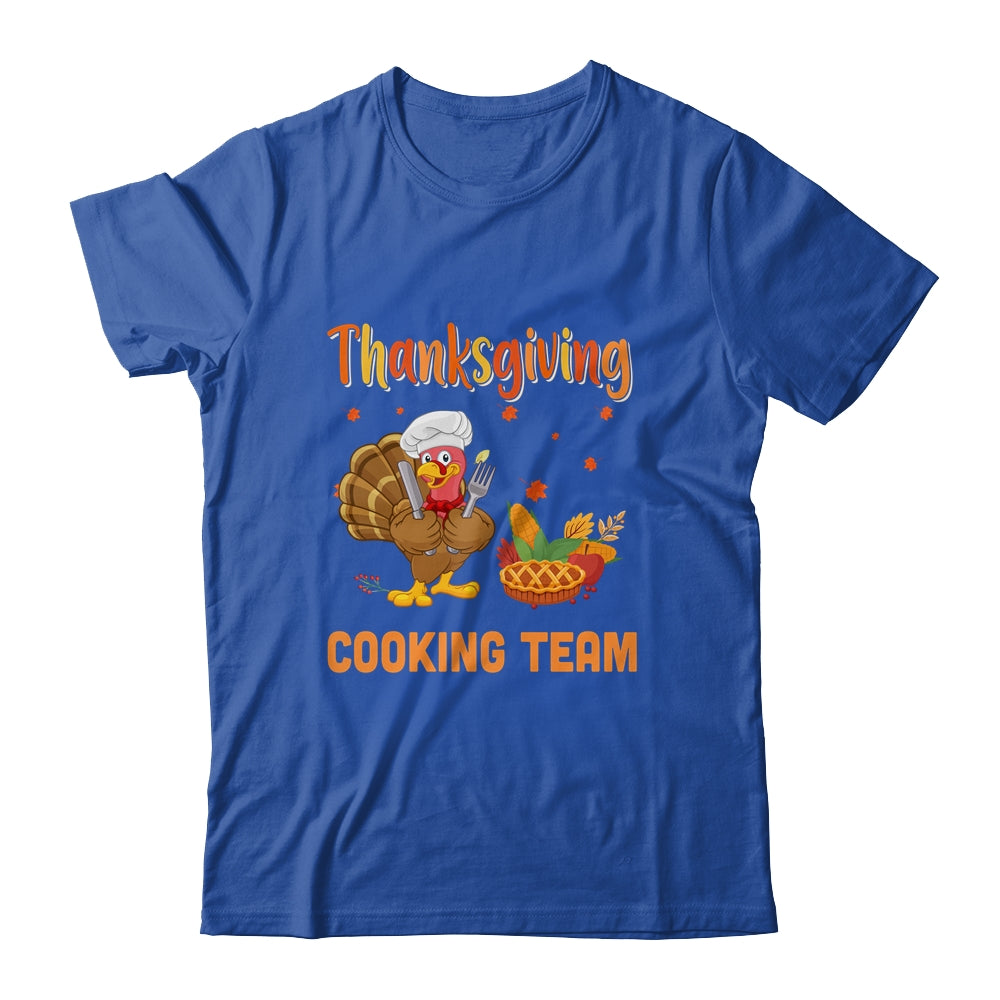 Thanksgiving Cooking Team Thankful Blessed Dinner Turkey T-Shirt & Hoodie | Teecentury.com