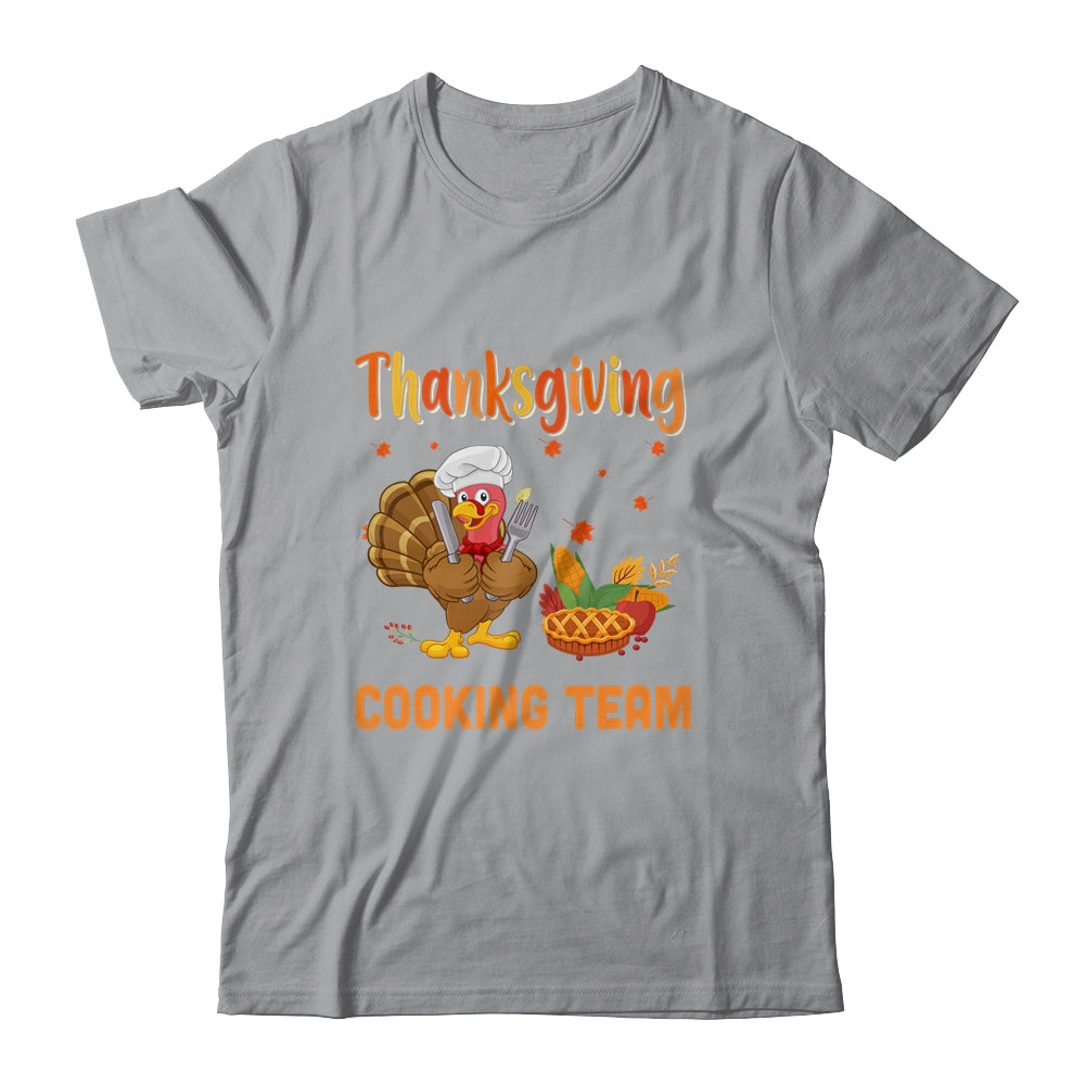 Thanksgiving Cooking Team Thankful Blessed Dinner Turkey T-Shirt & Hoodie | Teecentury.com