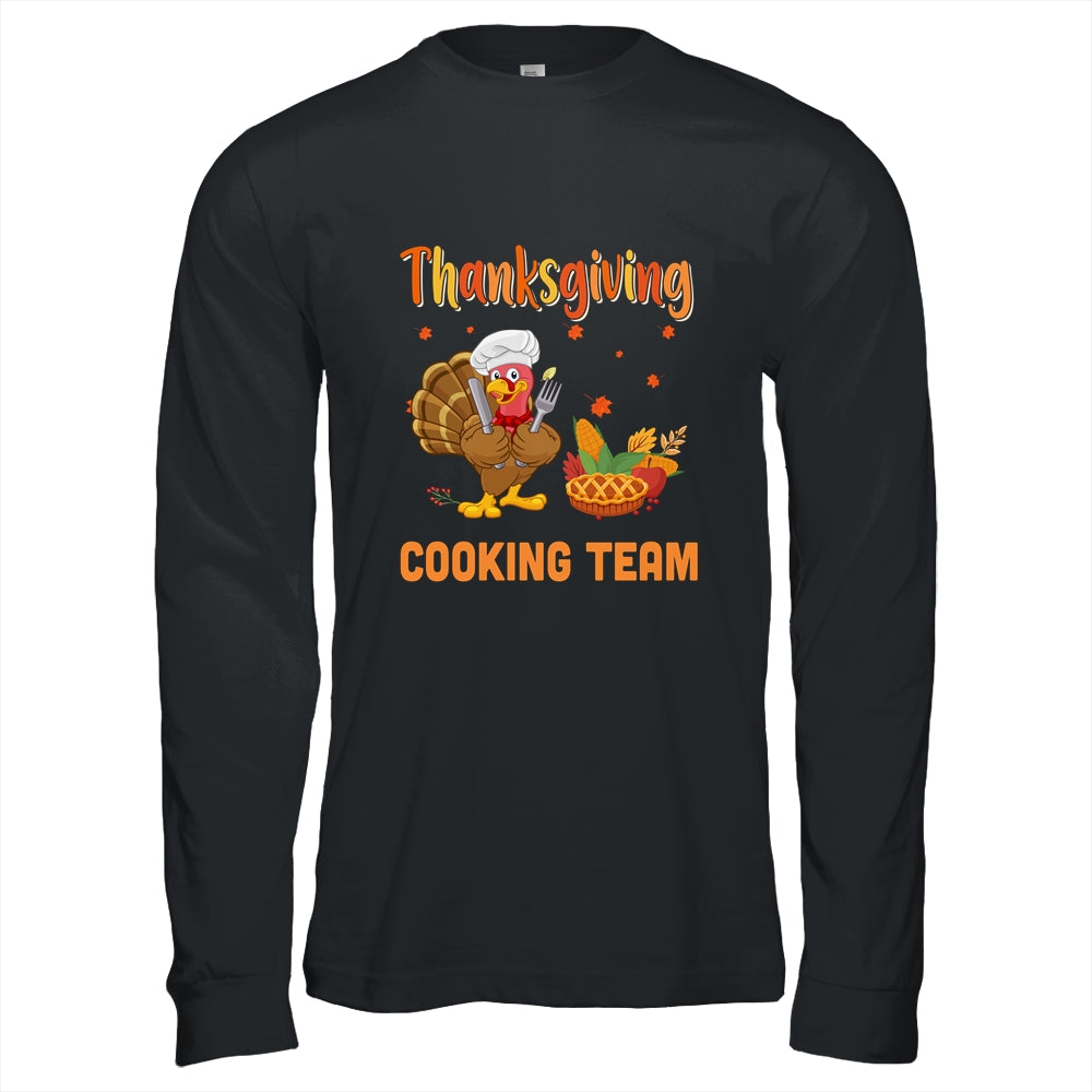 Thanksgiving Cooking Team Thankful Blessed Dinner Turkey T-Shirt & Hoodie | Teecentury.com