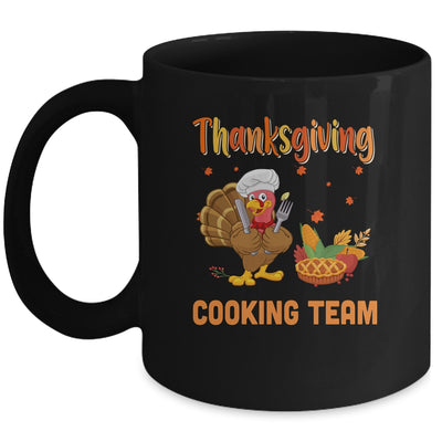 Thanksgiving Cooking Team Thankful Blessed Dinner Turkey Mug Coffee Mug | Teecentury.com