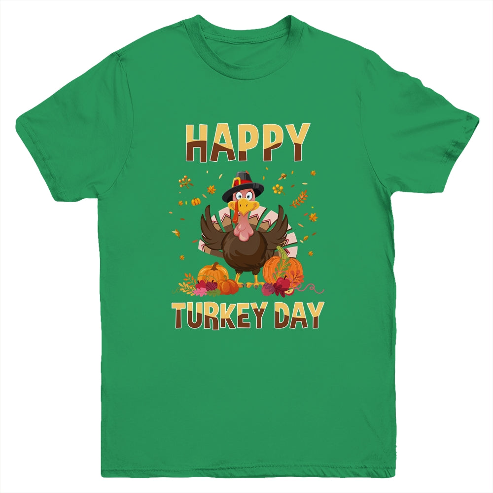 Thanksgiving Holiday Present Happy Turkey Day Youth Youth Shirt | Teecentury.com