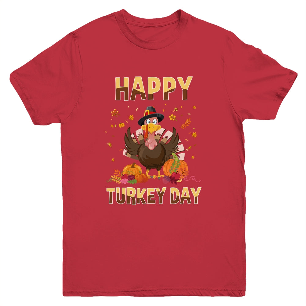 Thanksgiving Holiday Present Happy Turkey Day Youth Youth Shirt | Teecentury.com