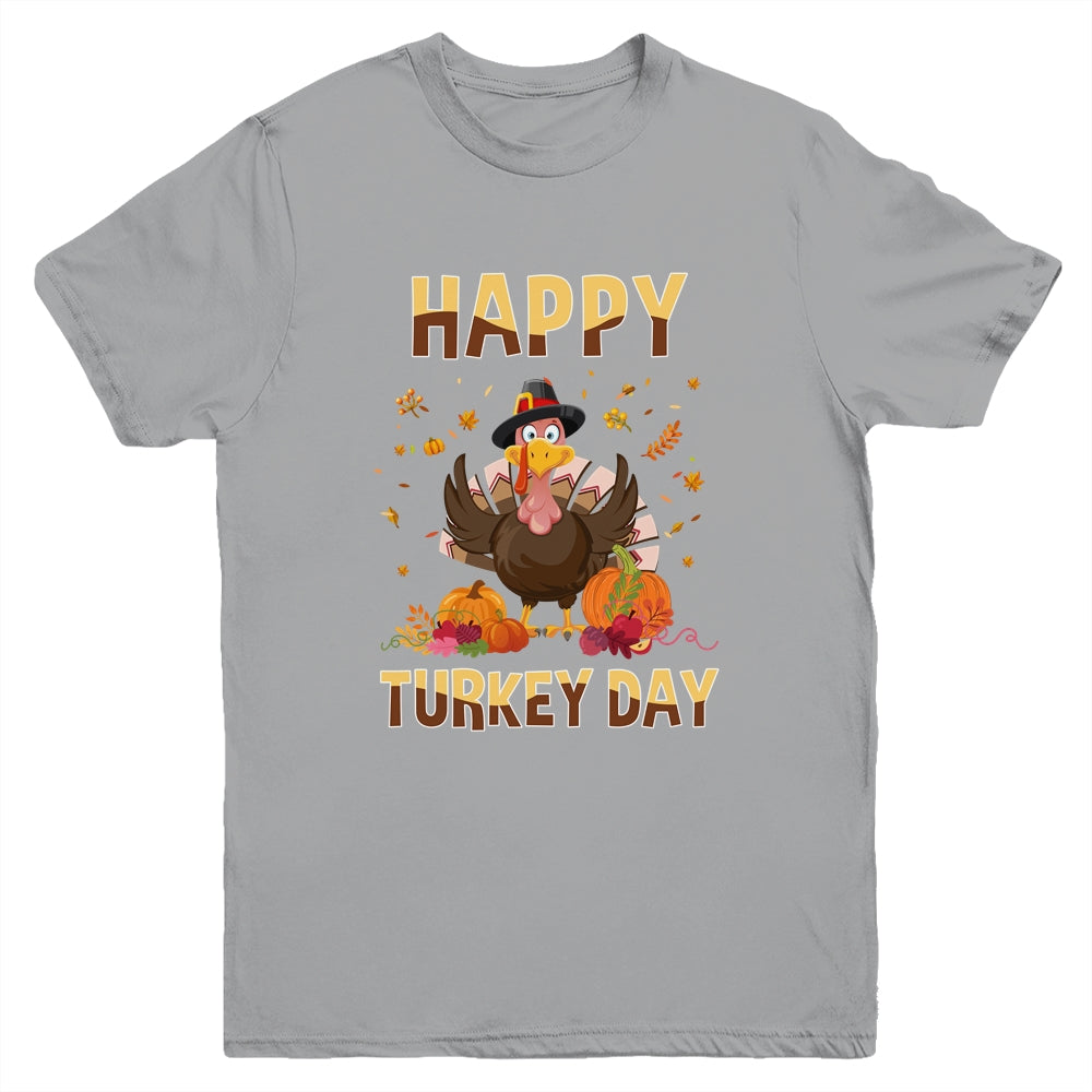 Thanksgiving Holiday Present Happy Turkey Day Youth Youth Shirt | Teecentury.com