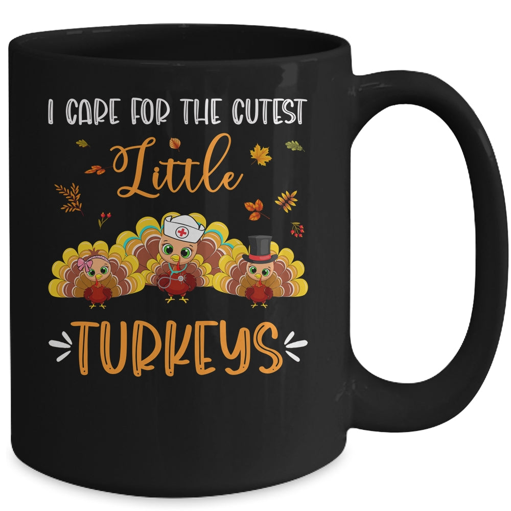 Thanksgiving Nicu Nurse Funny Nurse Turkey Thanksgiving Mug Coffee Mug | Teecentury.com