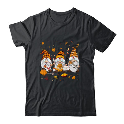 Thanksgiving Nurse Gnomes Fall Scrub Top Autumn RN Women Shirt & Hoodie | teecentury