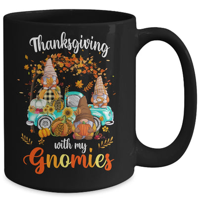 Thanksgiving With My Gnomies Friends Happy Fall Funny Truck Mug | teecentury