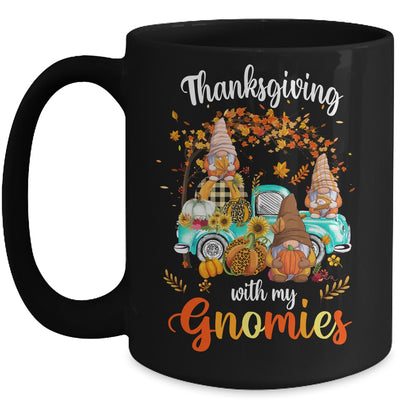 Thanksgiving With My Gnomies Friends Happy Fall Funny Truck Mug | teecentury