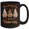 Thanksgiving With My Gnomies Funny Autumn Gnomes Lover Mug Coffee Mug | Teecentury.com