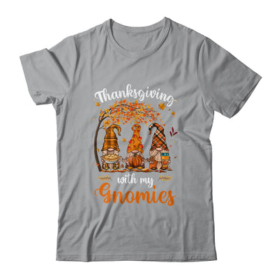 Thanksgiving With My Gnomies Funny Fall Autumn Gnomes Lover Shirt & Hoodie | teecentury
