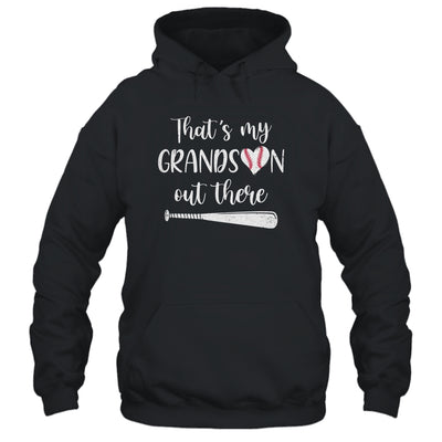 That's My Grandson Out There Baseball Grandma Nana T-Shirt & Tank Top | Teecentury.com