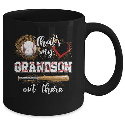 Thats My Grandson Out There Baseball Grandmother Mothers Day Mug | teecentury