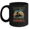 The Best Dads Have Daughters Who Ride Snowmobiles Fathers Day Mug Coffee Mug | Teecentury.com