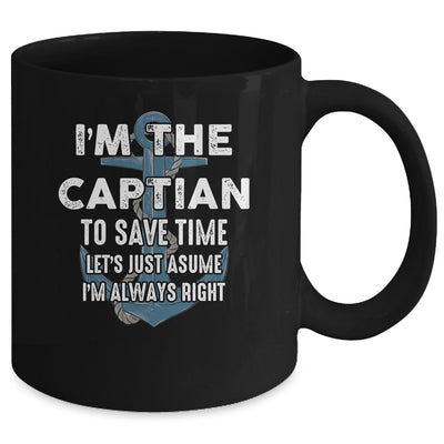 The Captain Is Always Right And I'm The Captain Funny Mug | teecentury