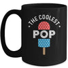 The Coolest Pop Funny Dad Popsicle Fathers Day Mug Coffee Mug | Teecentury.com