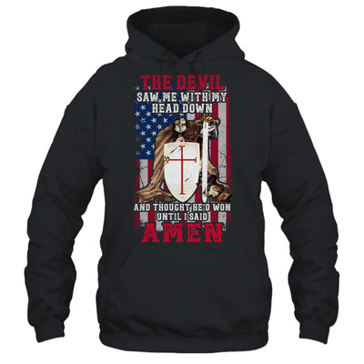 The Devil Saw Me With My Head Down Thought He'D Won Shirt & Hoodie | teecentury