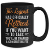 The Legend Has Officially Retired Retiree Retirement Mug Coffee Mug | Teecentury.com